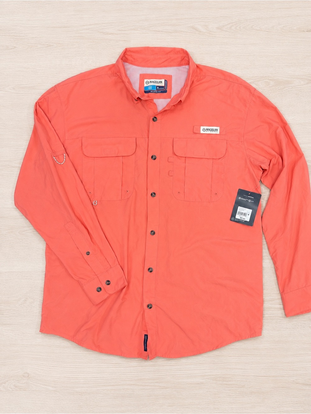 Magellan Outdoors Coral Long-Sleeve Fishing Shirt